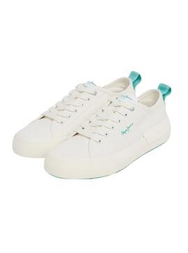 Sapatilhas Pepe Jeans Allen Banda Branco para Mulher