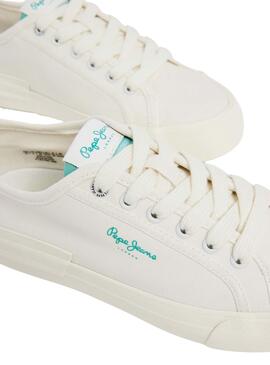 Sapatilhas Pepe Jeans Allen Banda Branco para Mulher