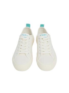 Sapatilhas Pepe Jeans Allen Band Branco para Mulher.