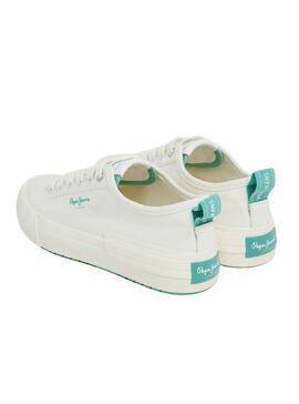 Sapatilhas Pepe Jeans Allen Band Branco para Mulher.