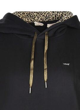 Sweat Levi's Mosaic Animal Preto para Mulher