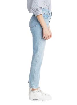 Calças Jeans Levi's 501 Crop Ojai Azul Mulher