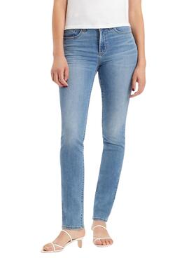 Calças Jeans Levi's 312 Shaping Slim Azul 