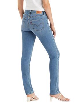 Calças Jeans Levi's 312 Shaping Slim Azul 