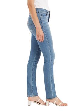 Calças Jeans Levi's 312 Shaping Slim Azul 