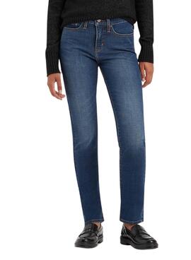 Calças Jeans Levi's 312 Shaping Slim Azul 