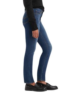 Calças Jeans Levi's 312 Shaping Slim Azul 