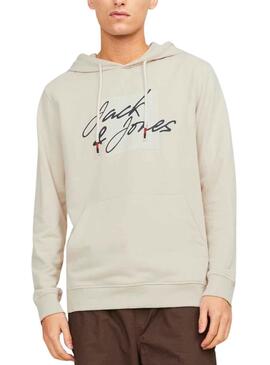 Sweat Jack & Jones Zuri Beige para Homem