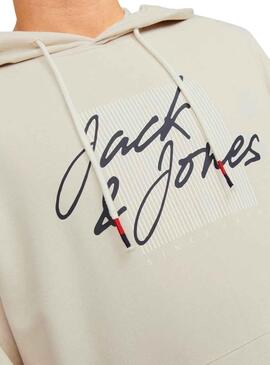 Sweat Jack & Jones Zuri Beige para Homem