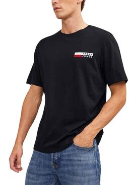 T-Shirt Jack & Jones Corp Logo Preto Homem