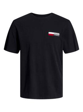 T-Shirt Jack & Jones Corp Logo Preto Homem