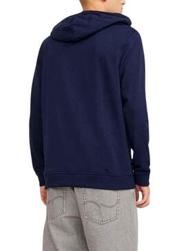 Sweat Jack & Jones Suor Zuri Azul Marinho Homem