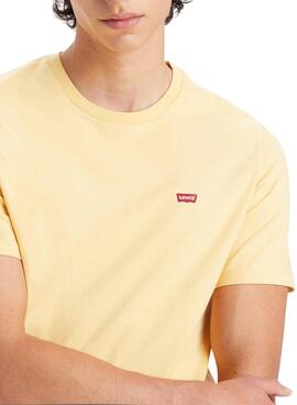 T-Shirt Levi's Original Housemark Amarelo Homem