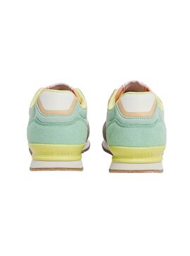 Sapatilhas Pepe Jeans London Urbano Cinza para Mulher
