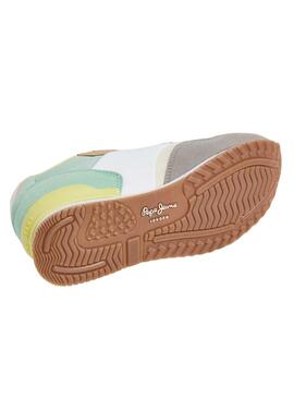 Sapatilhas Pepe Jeans London Urbano Cinza para Mulher