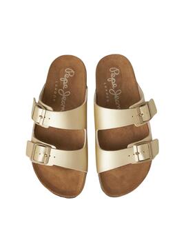 Sandálias Pepe Jeans Oban Classic Dourado Mulher