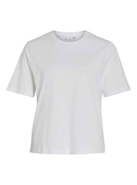 T-Shirt Vila Vidarlene Branco para Mulher