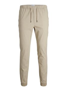 Calças Jack & Jones Gordon Dave Jogger Beige