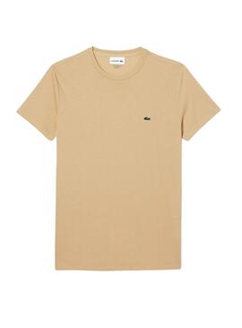 T-Shirt Lacoste Pima Beige para Homem