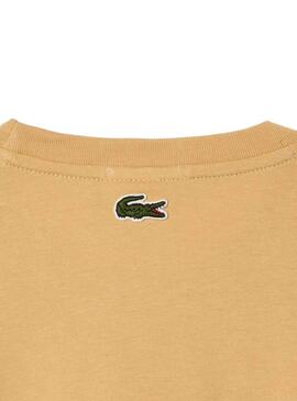 T-Shirt Lacoste Regular Beige para Homem e Mulher