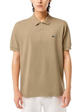 Polo Lacoste Original Beige para Homem