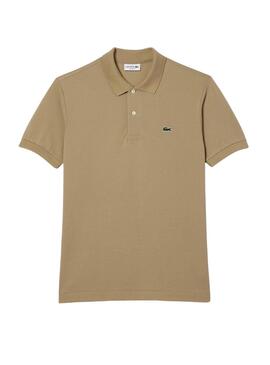 Polo Lacoste Original Beige para Homem