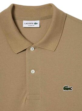 Polo Lacoste Original Beige para Homem