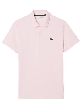 Polo Lacoste Stretch Rosa para Homem