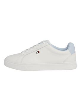 Sapatilhas Tommy Hilfiger Flag Court Branco Mulher