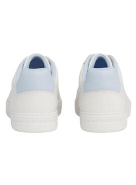 Sapatilhas Tommy Hilfiger Flag Court Branco Mulher