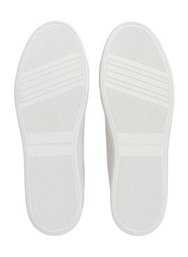 Sapatilhas Tommy Hilfiger Flag Court Branco Mulher