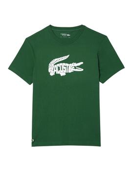 T-Shirt Lacoste Ultradry Verde para Homem