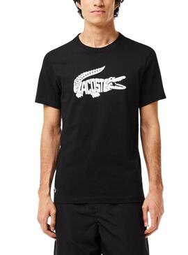 T-Shirt Lacoste Ultradry Preto para Homem