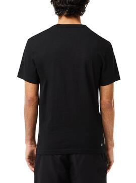 T-Shirt Lacoste Ultradry Preto para Homem