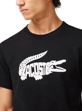 T-Shirt Lacoste Ultradry Preto para Homem