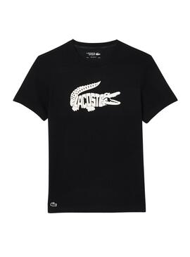 T-Shirt Lacoste Ultradry Preto para Homem