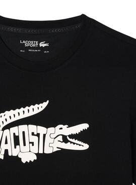 T-Shirt Lacoste Ultradry Preto para Homem