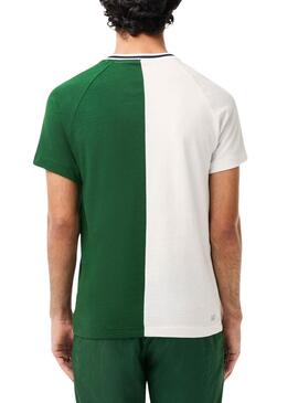 T-Shirt Lacoste Tenis Verde para Homem