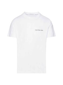 T-Shirt Calvin Klein Jeans Basica Branco 