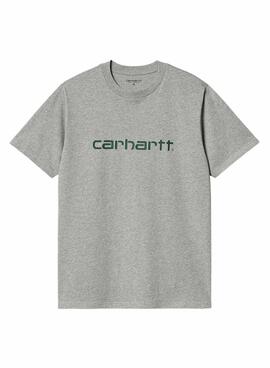 Camisa Carhartt Logo Cinza para Homem