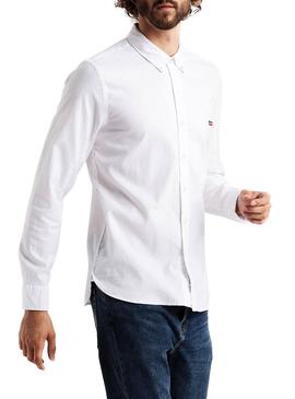 Camisa Levis Bateria Housemark Branco Para Homem