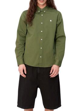 Camisa Carhartt Madison Verde Para HombreRetorna apenas a tradução em português disso: Camisa Carhartt Madison Verde Para Hombre