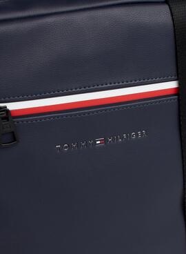 Bolsa Tommy Hilfiger Ess Corp Reporter Marinho Homem.