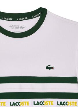 Camisa Lacoste Tênis Ultra-Dry Colorblock Verde