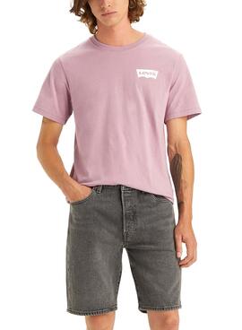 Camiseta Levi's Seasonal Roxa para Homens.