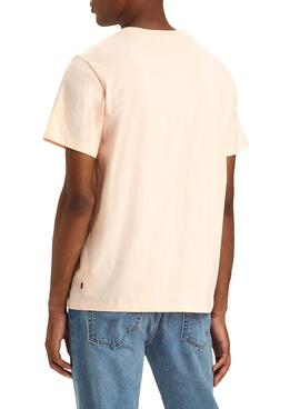 Camiseta Levis Seasonal Rosa para Homem