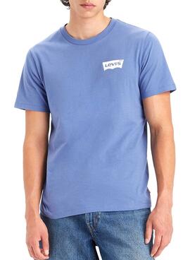 Camiseta Levis Seasonal Azul para Homem