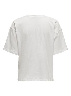 Camiseta Only Wendie Sports Branca para Mulher