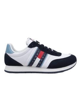 Sapatos Tommy Jeans Runner Casual Branco Homem