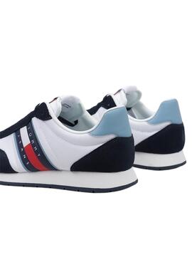 Sapatos Tommy Jeans Runner Casual Branco Homem
